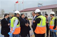 Bursa Valisi Sn. Yakup Canbolat Ali Osman Sönmez Devlet Hastanesi İnşaatında İncelemelerde Bulundu