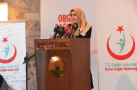 Sayın İl Sağlık Müdür Yardımcımız Zeynep Nur Gencerler organ bağışı konusunda açılış konuşmasını yaptı.