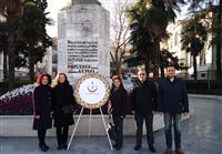 71. Verem Eğitimi ve Propaganda haftası etkinlikleri 07.01 2018 tarihinde saat 10.00’da Heykel Atatürk Anıtına çelenk koyma töreni ve saygı duruşu ile başladı