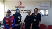 Türk Kızılay’ı personeli ve çeküs şube ‘anne sütü ve emzirme’ekibi işbirliği içinde